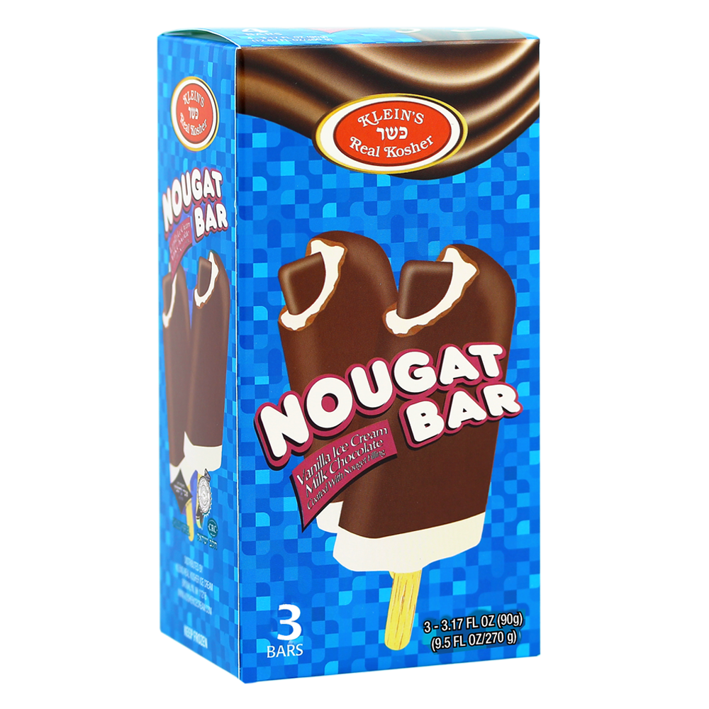 Klein's Ice Cream, Nougat Bar 3 x 3.17 Oz