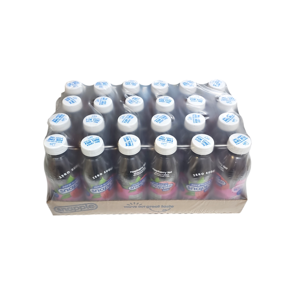 CASE Snapple, Zero Sugar Raspberry Tea 16 Oz 24pk