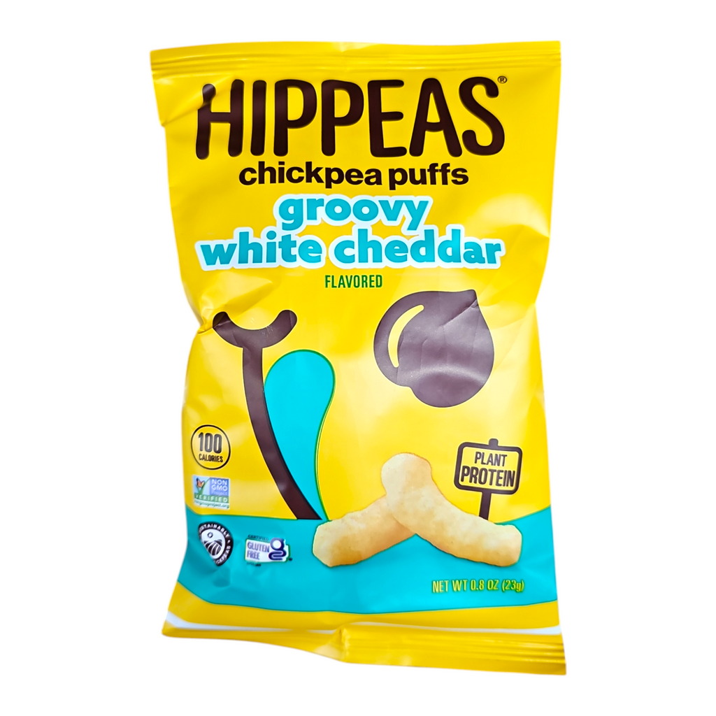 Hippeas Chickpea Puffs, Groovy White Cheddar Flavored 0.8 Oz