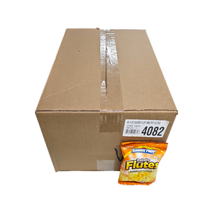 CASE Golden Fluff, Potato Flutes Barbecue Flavor .5 Oz 48pk