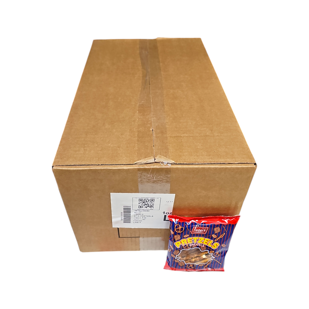 CASE Lieber's, Pretzels Bretzels 1 Oz 80 pk