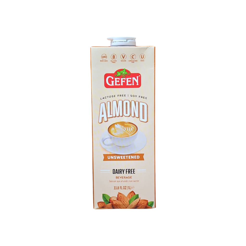 Gefen, Almond Milk Unsweetened Dairy Free 33.8 Oz