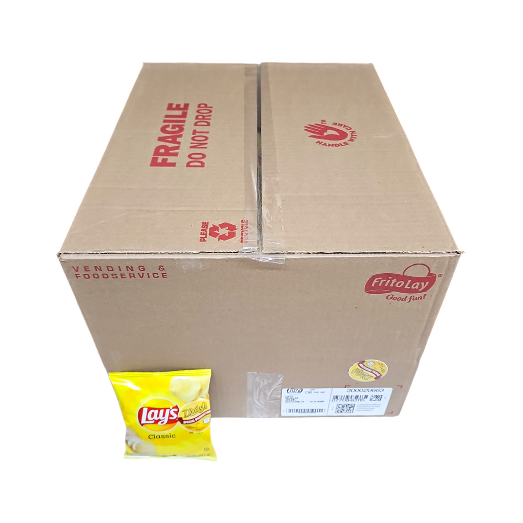 CASE Dvash Kosher, Lay's Potato Chips Classic 0.5 Oz 120 pk