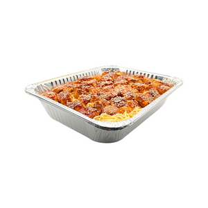 9x13 Salmon Cubes Over Pasta 573