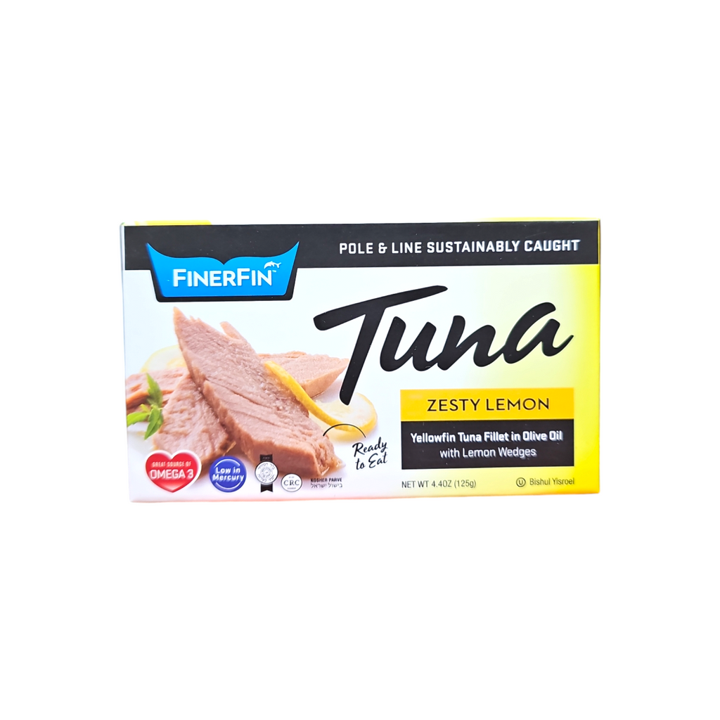 Finer Fin, Tuna Fillet Zesty Lemon 4.4 Oz