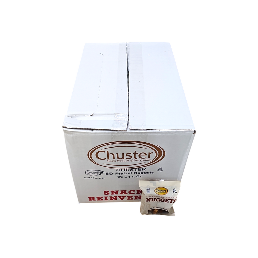 CASE Chuster, Sourdough Pretzel Nuggets 1.1 Oz 72 pk