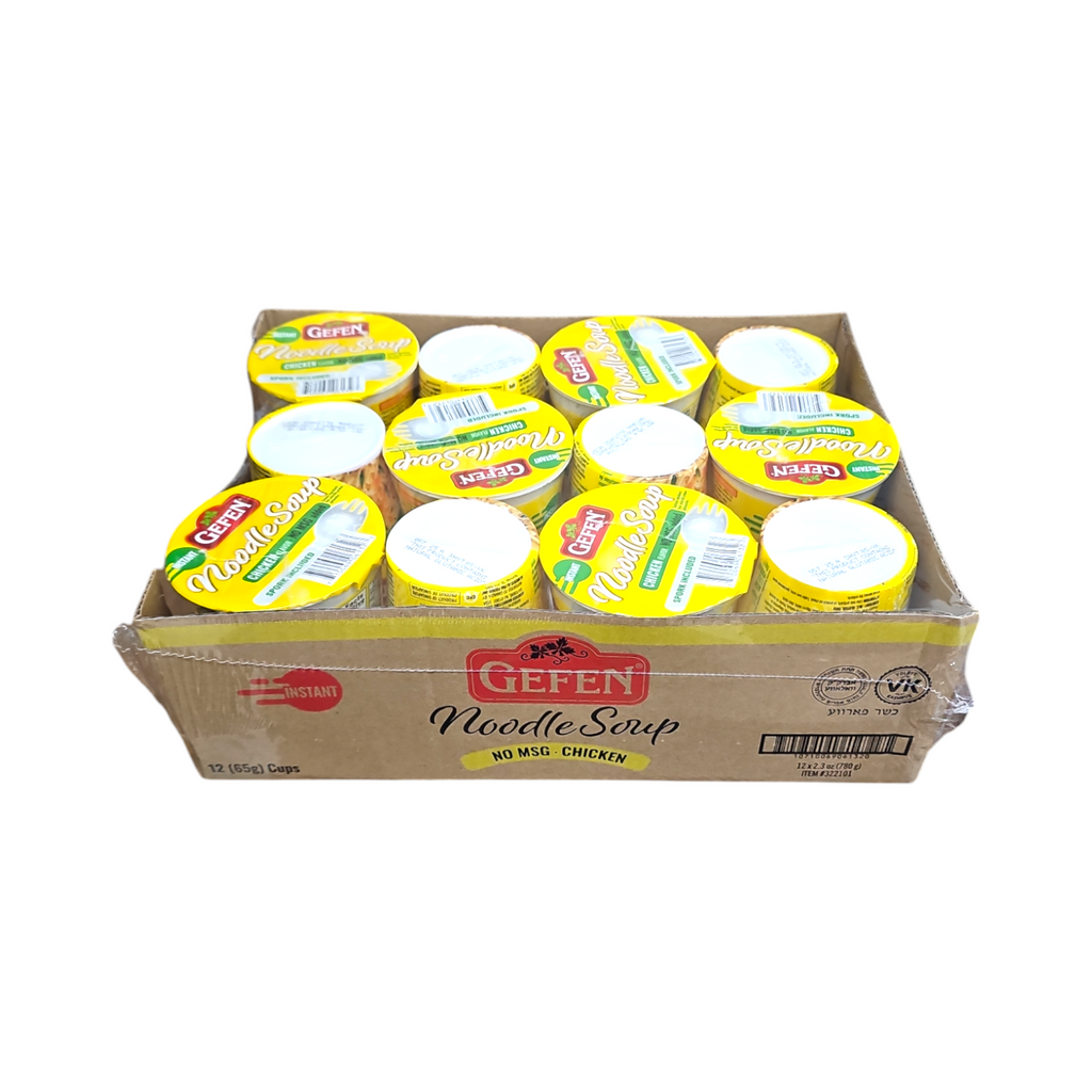 CASE Gefen, Instant Noodle Soup Chicken 2.3 Oz 12 pk