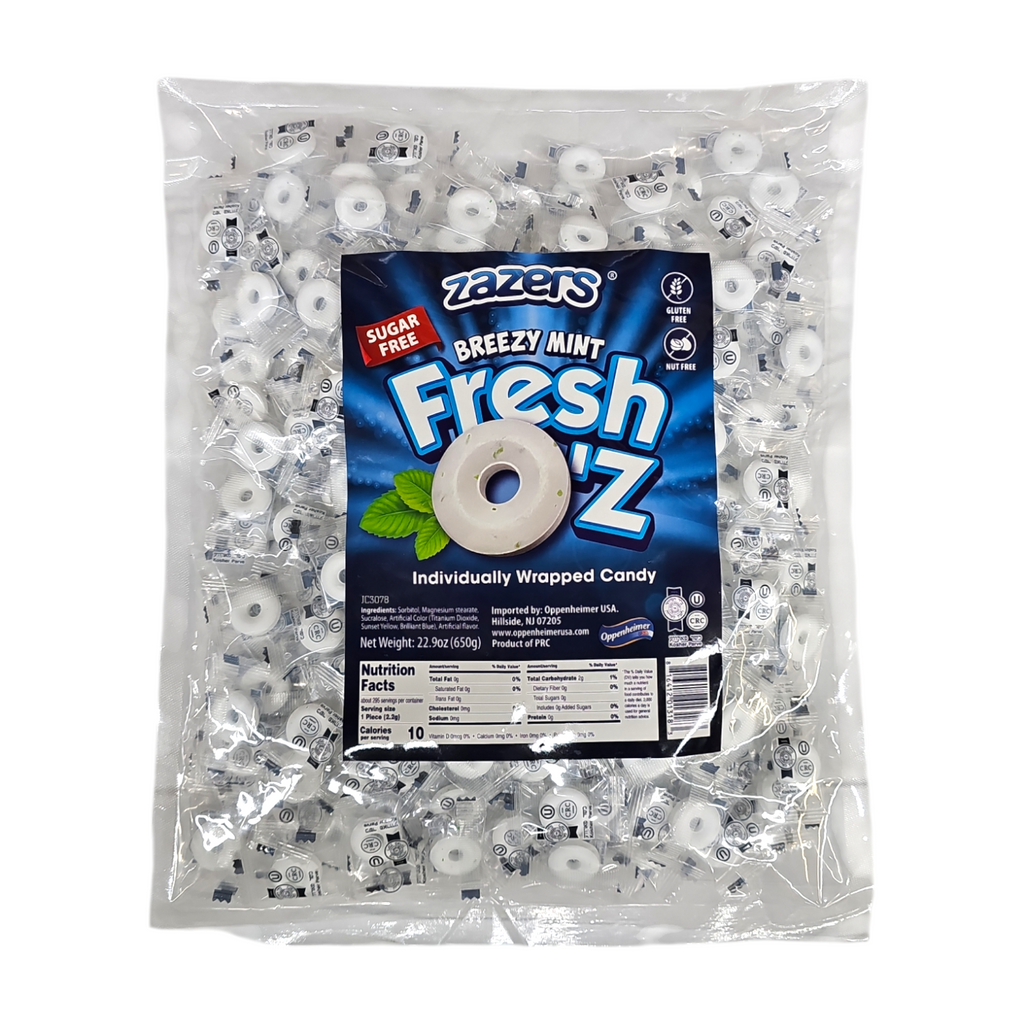 Zazers, FreshOz Breezy Mint Sugar Free 22.09 Oz