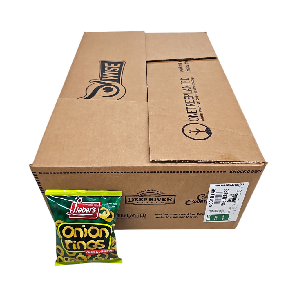 CASE Lieber's, Onion Rings .5 Oz 72 pk