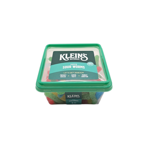 Klein's Naturals, Container Super Sour Worms 9 Oz