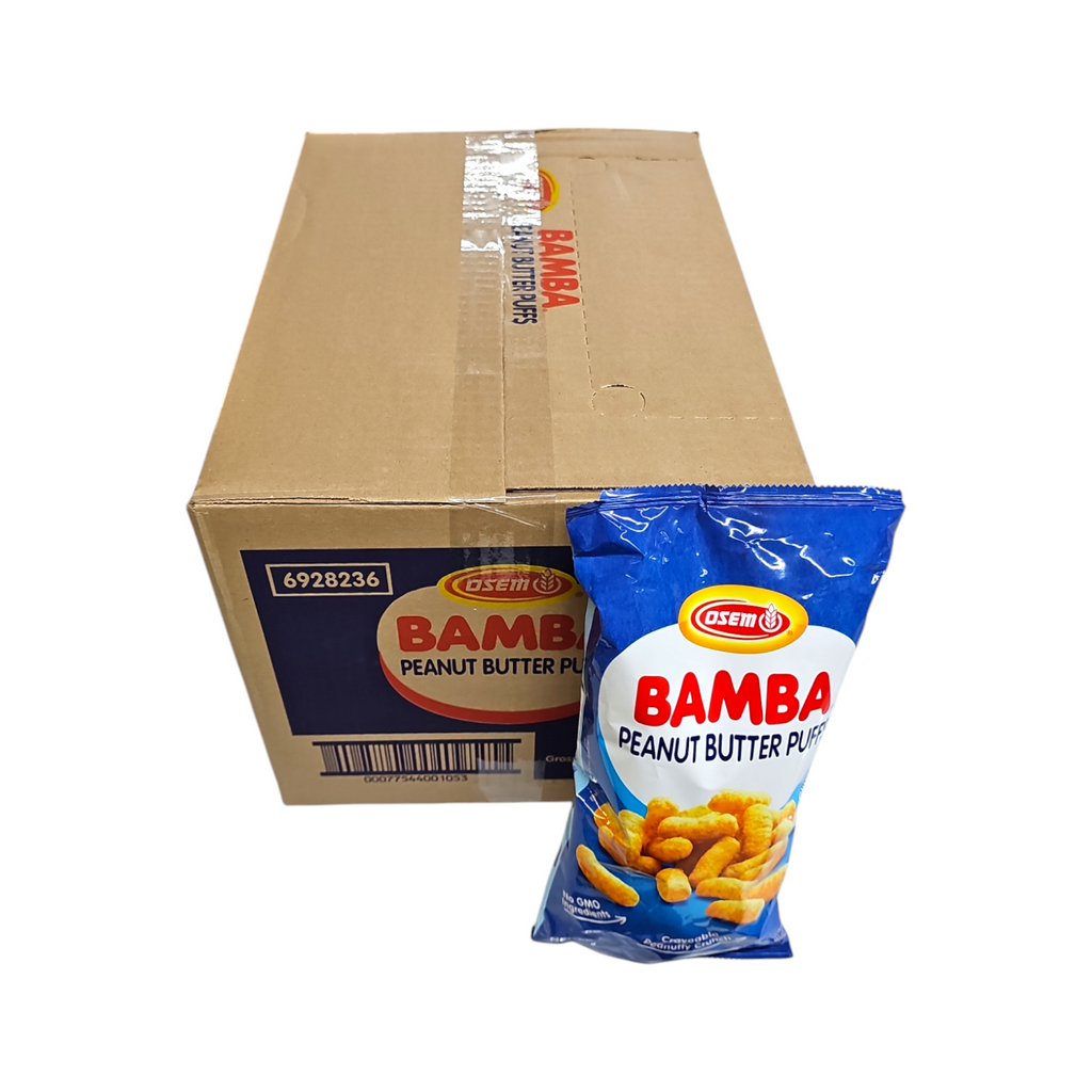CASE Osem, Bamba Peanut Butter Puffs 3.5 Oz 12 pk