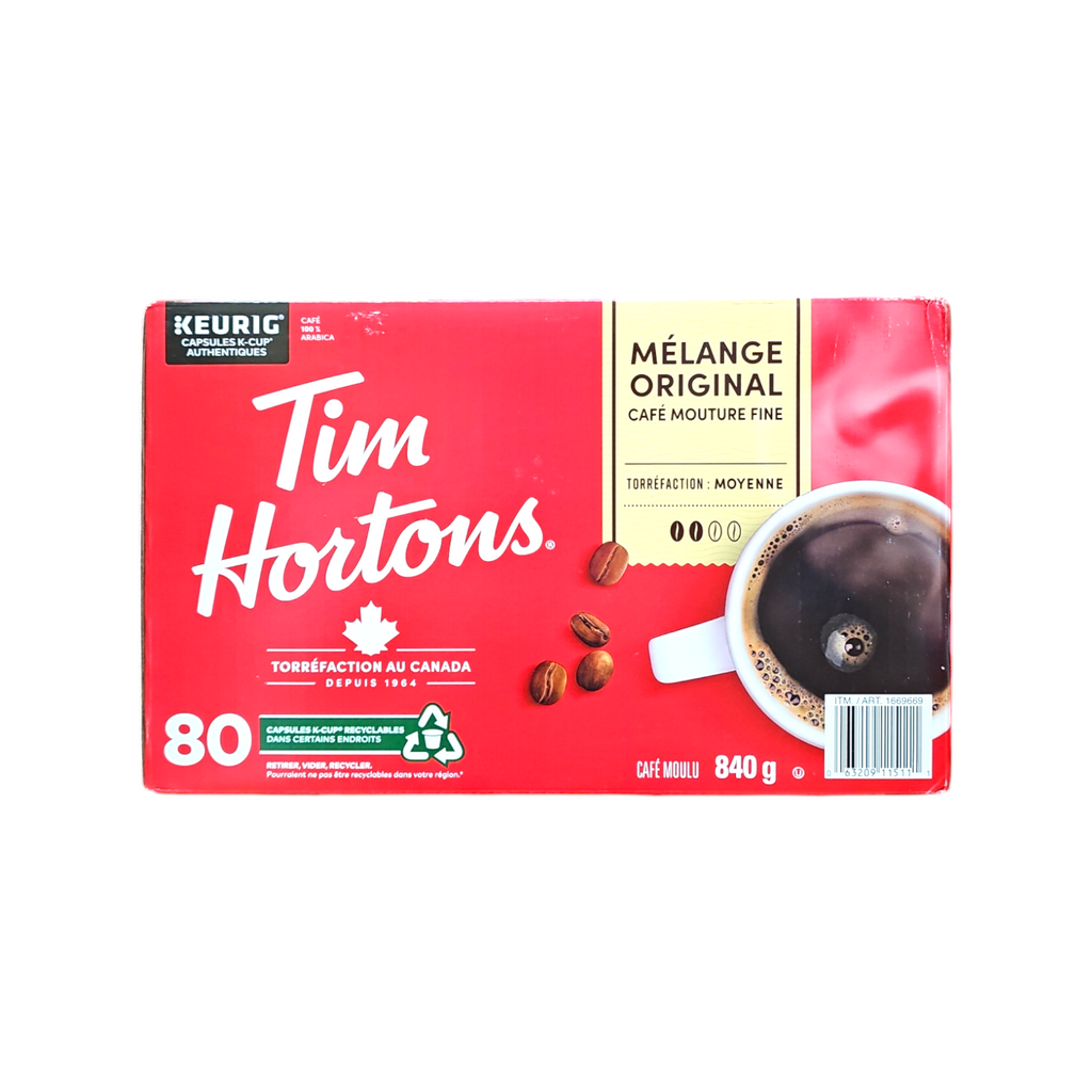 Tim Hortons, Original Blend Medium Roast 80 K-Cup Pods