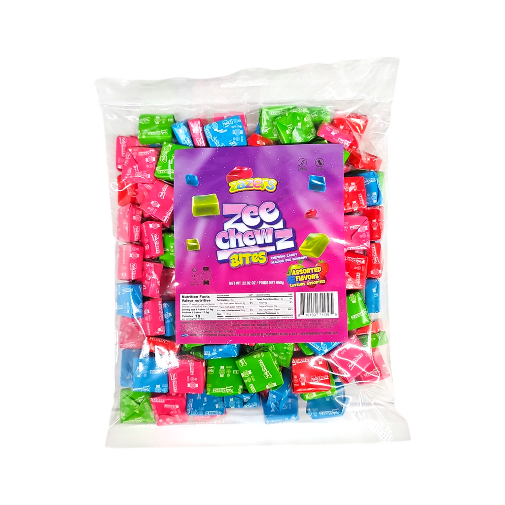 Zazers, Zee Chewz Bites Assorted Flavors 22.92 Oz