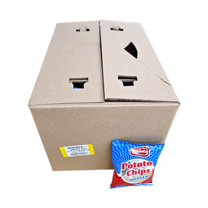 CASE Shwartz, Potato Chips Rippled .75 Oz 60 pk