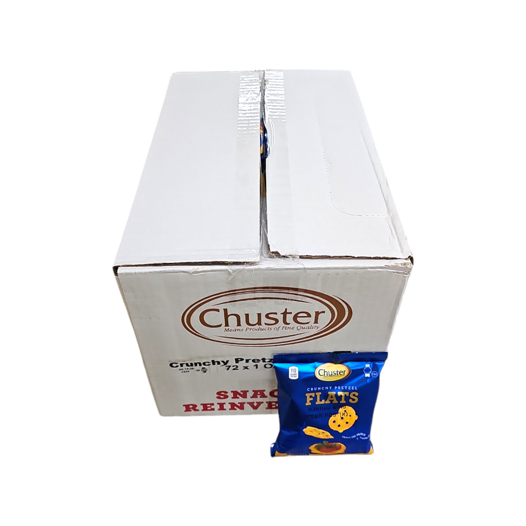 CASE Chuster, Crunchy Pretzel Flats 1 Oz 96 pk