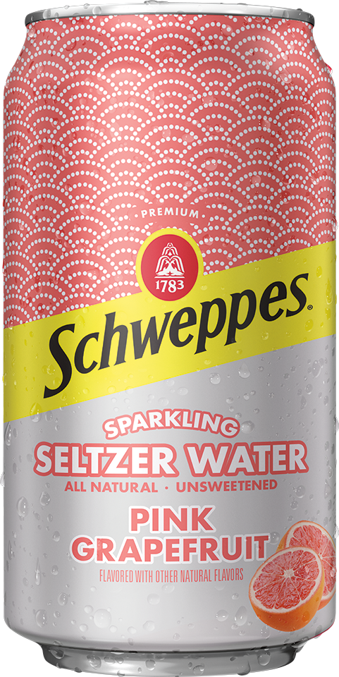 Can, Schweppes Sparkling Seltzer Water Grapefruit 12 Oz