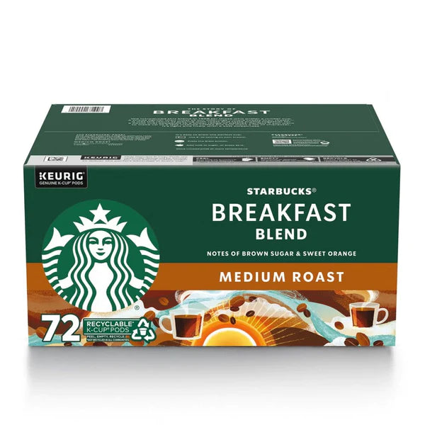 Starbucks, Breakfast Blend 72 K-Cup Pods