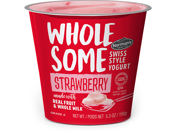 Norman's, Wholesome Strawberry Yogurt 5.3 Oz