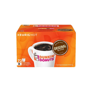 Dunkin Donuts Original Blend Medium Roast K-Cup Pods, 72ct