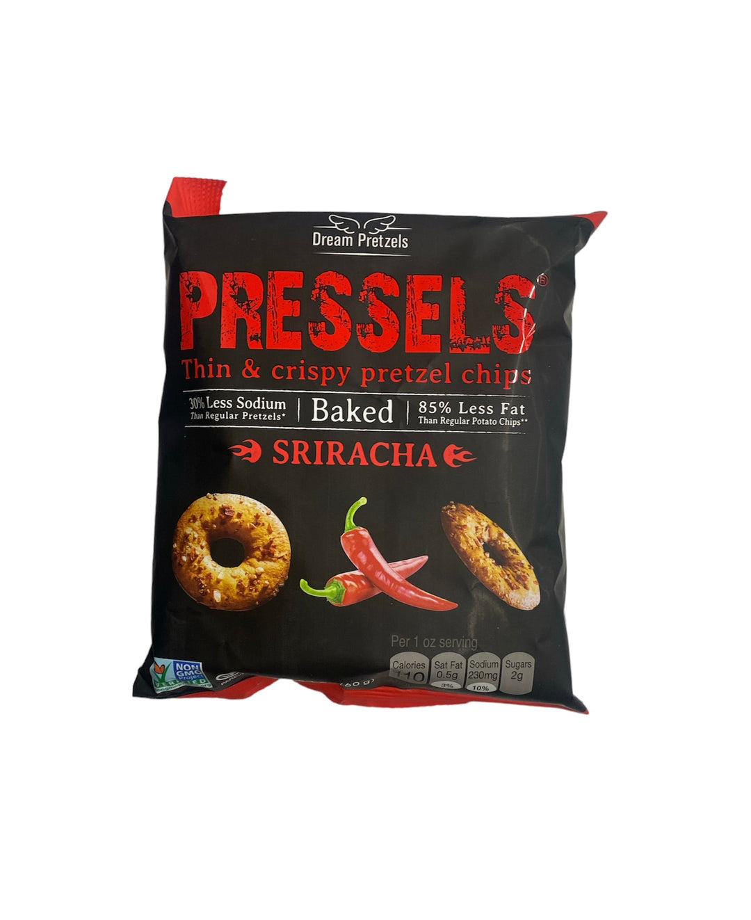 Pressels Pretzel Chips Sriracha 2.1oz