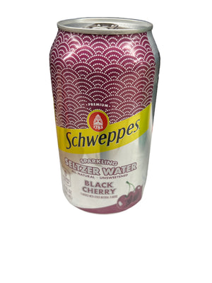 Schweppes Seltzer Water Black Cherry