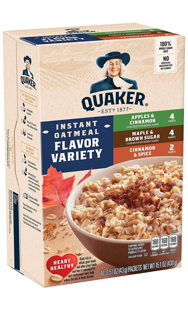 Quaker Multipack Nassau Quaker, Variety Packets, 15.1 Oz – Vendors