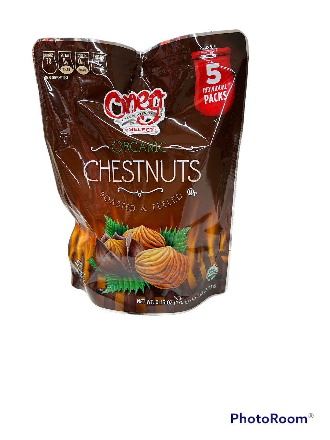 Oneg Organic Chestnuts, 6.15 Oz