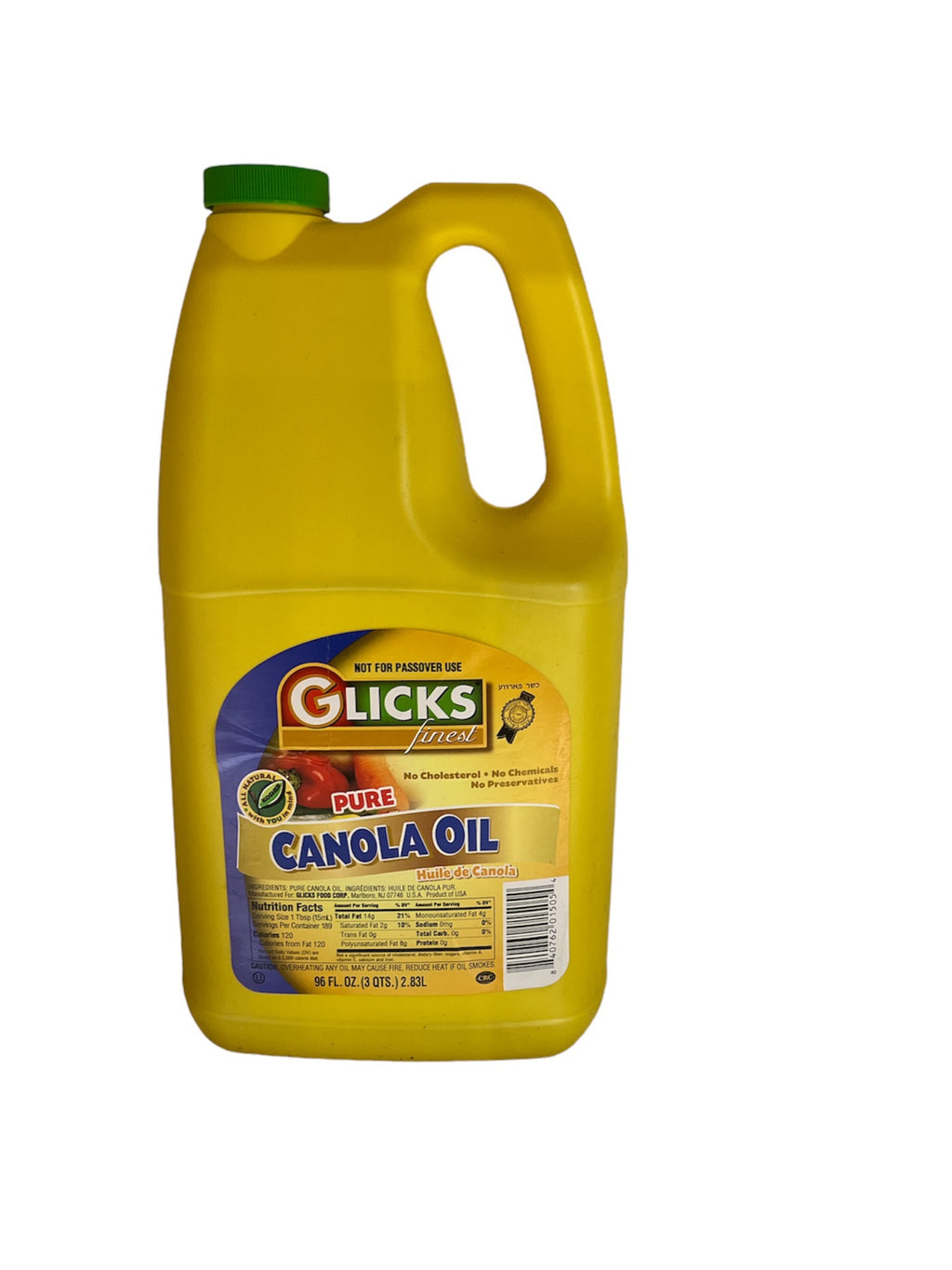 Glicks Oil Canola 96oz