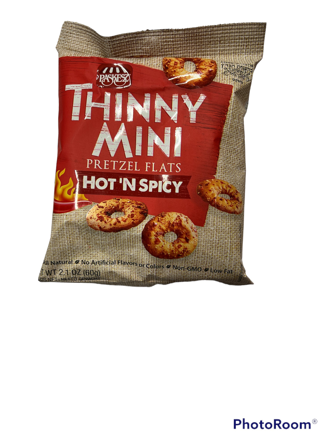 Paskesz Thinny Mini Sm Hot N Spicy 2.1 Oz