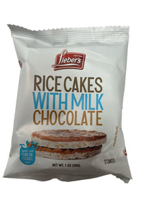 Lieber's, Rice Cakes With Milk Chocolate 1 Oz