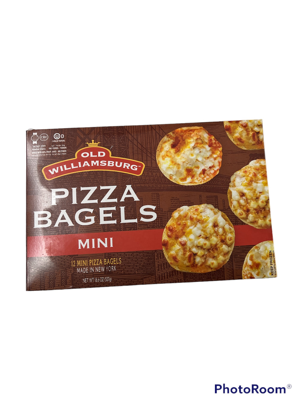 Old Williamsburg Pizza Mini Bagels 18.6oz