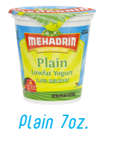 Mehadrin Natural Yogurt 7oz Plain